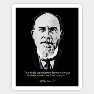 Eric Satie Quote Magnet